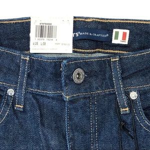 Levi’s Made & Crafted 721 Italian Selvedge Denim Jeans Skinny Stretch